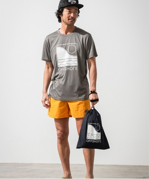 OFFSHORE(オフショア)の「LOGO SET UP/半袖・ショーツ セットアップ3点セット(Tシャツ/カットソー・メンズ・ブラック/オレンジ/パープル・S/M/L/XL)」の12枚目の写真