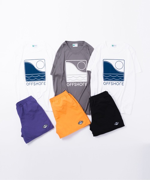 OFFSHORE(オフショア)の「LOGO SET UP/半袖・ショーツ セットアップ3点セット(Tシャツ/カットソー・メンズ・ブラック/オレンジ/パープル・S/M/L/XL)」の17枚目の写真
