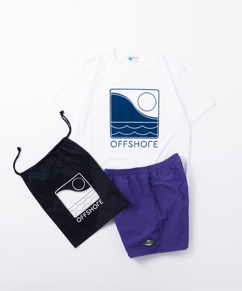 OFFSHORE(オフショア)の「LOGO SET UP/半袖・ショーツ セットアップ3点セット(Tシャツ/カットソー・メンズ・ブラック/オレンジ/パープル・S/M/L/XL)」の19枚目の写真
