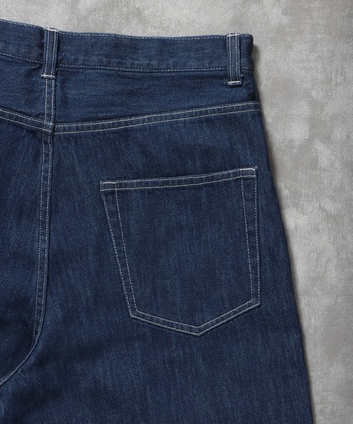 FFEIN(フェイン)の「【WEB限定】ストレートロールアップデニム(デニムパンツ・メンズ・インディゴブルー/ブラック・マルチサイズ)」の21枚目の写真