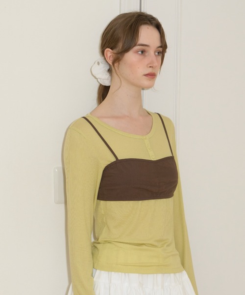 GIUNON(ジウノン)の「embroidery cotton big chouchou / エンブロイダリーコットンビッグシュシュ(シュシュ・レディース・ブラック/ホワイト/ピンク・FREE)」の5枚目の写真