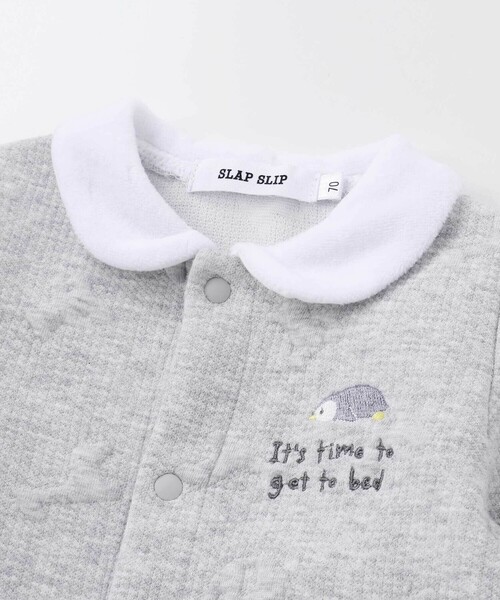 SLAP SLIP BABY(スラップスリップベビー)の「【お揃い】アニマルライオンクマペンギンおしりモチーフロンパースベビー(60~80cm)(ロンパース・キッズ・オフホワイト/グレー/ベージュ・60cm/70cm/80cm)」の15枚目の写真