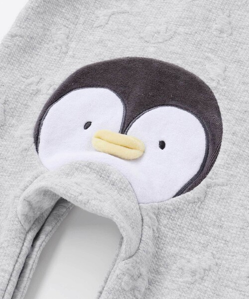 SLAP SLIP BABY(スラップスリップベビー)の「【お揃い】アニマルライオンクマペンギンおしりモチーフロンパースベビー(60~80cm)(ロンパース・キッズ・オフホワイト/グレー/ベージュ・60cm/70cm/80cm)」の19枚目の写真