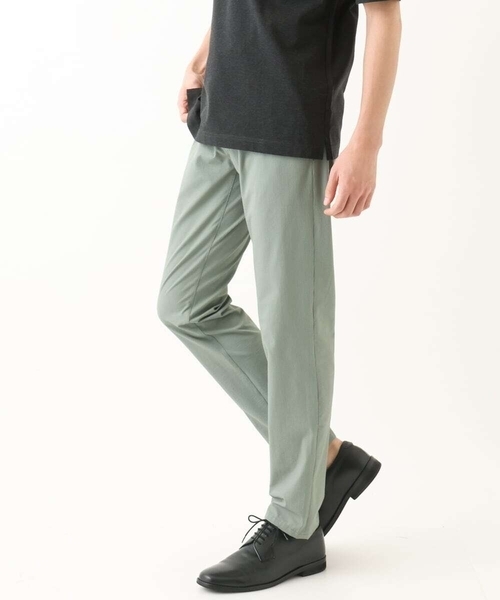 MK MICHEL KLEIN HOMME （エムケーミッシェルクランオム）の「【洗える / ストレッチ素材】サッカーストライプパンツ（スラックス・メンズ・カーキ/チャコールグレー/ブラック・48/50/46）」の7枚目の写真