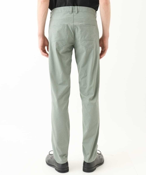 MK MICHEL KLEIN HOMME （エムケーミッシェルクランオム）の「【洗える / ストレッチ素材】サッカーストライプパンツ（スラックス・メンズ・カーキ/チャコールグレー/ブラック・48/50/46）」の10枚目の写真