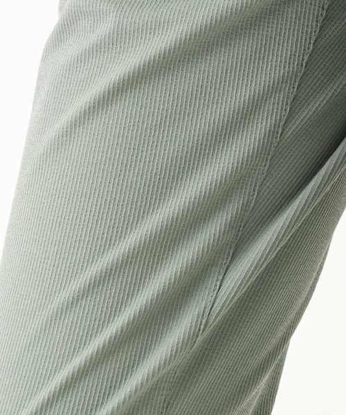 MK MICHEL KLEIN HOMME （エムケーミッシェルクランオム）の「【洗える / ストレッチ素材】サッカーストライプパンツ（スラックス・メンズ・カーキ/チャコールグレー/ブラック・48/50/46）」の14枚目の写真