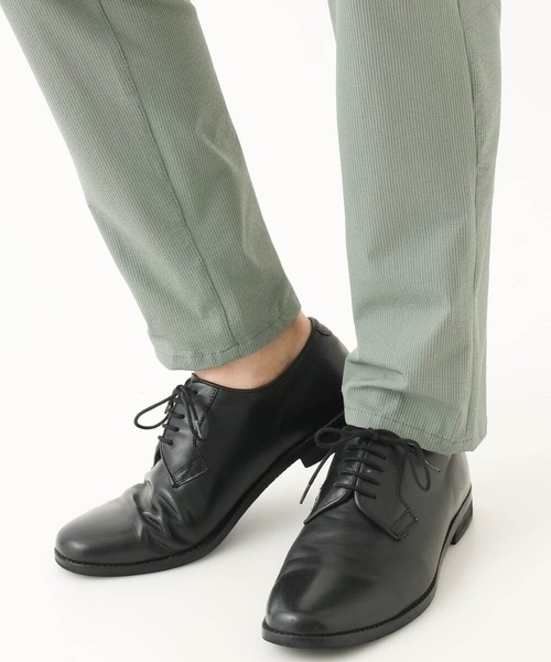 MK MICHEL KLEIN HOMME （エムケーミッシェルクランオム）の「【洗える / ストレッチ素材】サッカーストライプパンツ（スラックス・メンズ・カーキ/チャコールグレー/ブラック・48/50/46）」の15枚目の写真