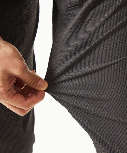 MK MICHEL KLEIN HOMME （エムケーミッシェルクランオム）の「【洗える / ストレッチ素材】サッカーストライプパンツ（スラックス・メンズ・カーキ/チャコールグレー/ブラック・48/50/46）」の17枚目の写真