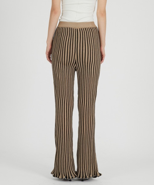 PRANK PROJECT（プランクプロジェクト）の「ビーズニットパンツ / Beaded knit pants（その他パンツ・レディース・ブラウン/ブラック/マルチ・36/38）」の12枚目の写真