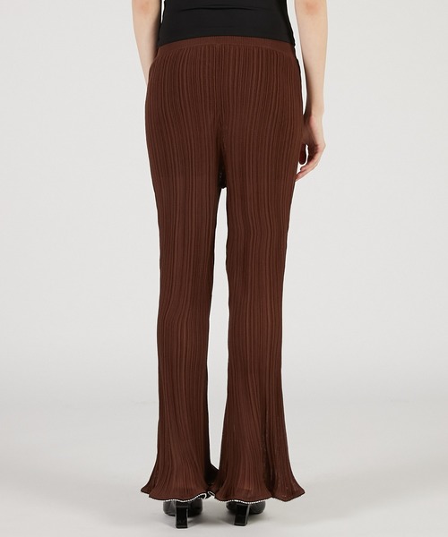 PRANK PROJECT（プランクプロジェクト）の「ビーズニットパンツ / Beaded knit pants（その他パンツ・レディース・ブラウン/ブラック/マルチ・36/38）」の16枚目の写真