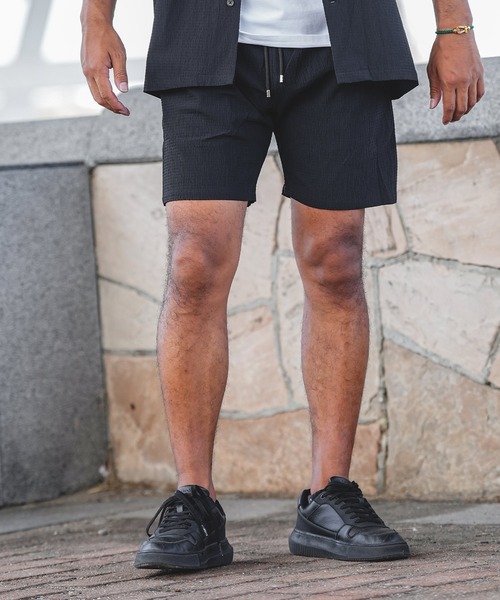adamsJUGGLER(アダムスジャグラー)の「RTEGヘイイングショートパンツ(その他パンツ・メンズ・ベージュ/ブラック・S/L/XL/M)」の2枚目の写真