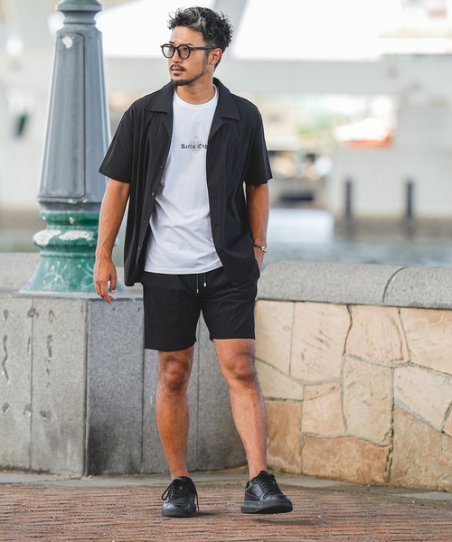 adamsJUGGLER(アダムスジャグラー)の「RTEGヘイイングショートパンツ(その他パンツ・メンズ・ベージュ/ブラック・S/L/XL/M)」の4枚目の写真