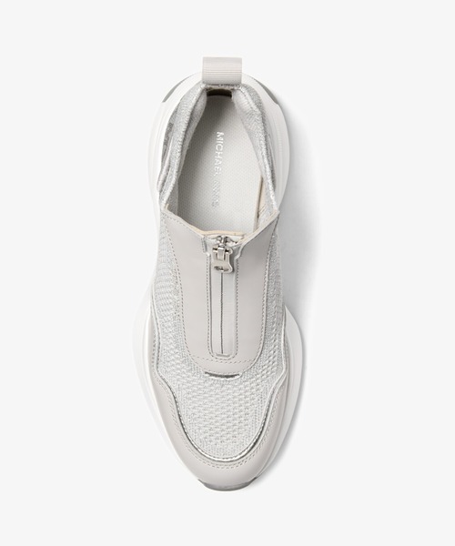 MICHAEL KORS(マイケルコース)の「ZUMA センタージップ スニーカー(スニーカー・レディース・シルバー・7.5/7/6.5/6)」の3枚目の写真