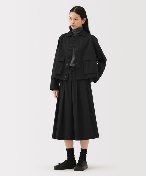 MUJI Labo〕婦人 ユニフォーム素材で作ったイージータックス