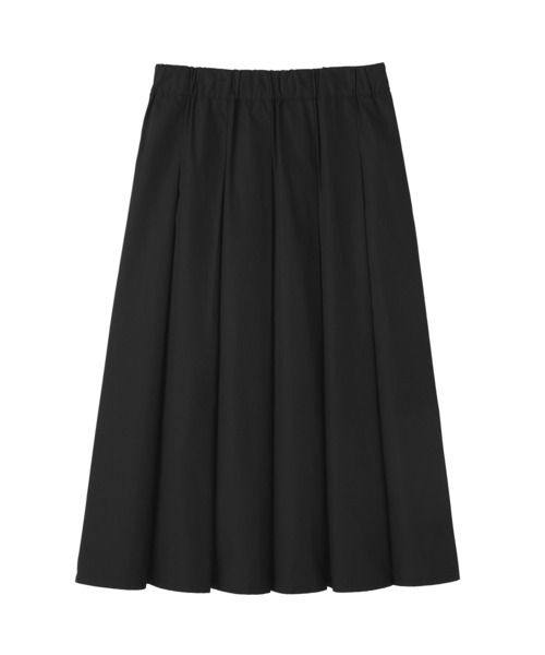 【今季完売新品】無印muji laboラミータックスカート 70 黒 black 今季完売新品】無印muji laboラミータックスカート 70 黒 black