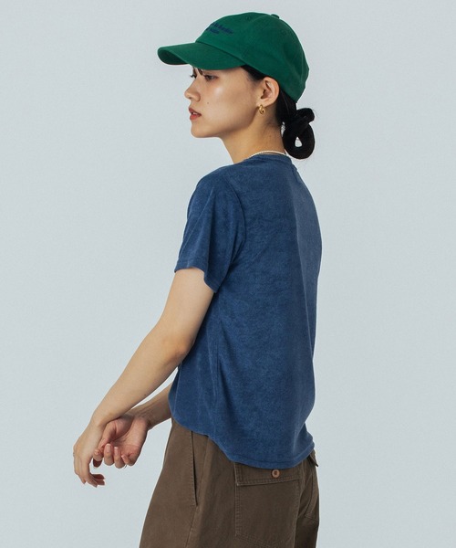 ROSE BUD(ローズバッド)の「PILE S/S TOP(Tシャツ/カットソー・レディース・ライトグリーン/オレンジ/ブラウン/ネイビー・ONE SIZE)」の16枚目の写真