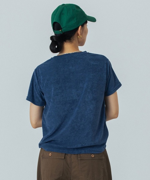 ROSE BUD(ローズバッド)の「PILE S/S TOP(Tシャツ/カットソー・レディース・ライトグリーン/オレンジ/ブラウン/ネイビー・ONE SIZE)」の17枚目の写真