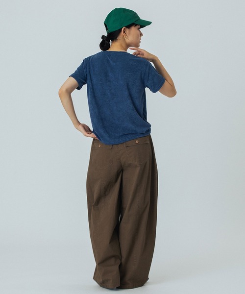 ROSE BUD(ローズバッド)の「PILE S/S TOP(Tシャツ/カットソー・レディース・ライトグリーン/オレンジ/ブラウン/ネイビー・ONE SIZE)」の19枚目の写真
