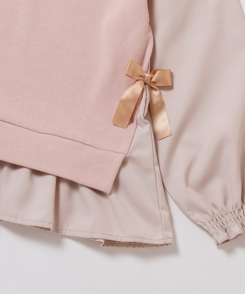 ever closet(エバークローゼット)の「ふんわりシルエット プルオーバー(Tシャツ/カットソー・キッズ・チャコール/イエロー系その他/ラベンダー/ミント/モカ/ピンク/パープル系その他/サックスブルー/グリーン系その他4・80cm/90cm/100cm/110cm/120cm/130cm/140cm/150cm)」の18枚目の写真