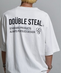 DOUBLE STEAL | ピグメントアソートロゴ半袖Tシャツ(Tシャツ/カットソー)