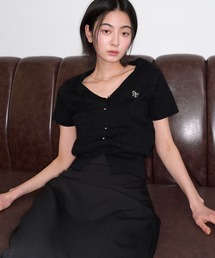 GENERAL IDEA（ジェネラルアイデア）の「GENERAL IDEA/ジェネラルアイディア tencel v-neck cable cardigan カーディガン（カーディガン/ボレロ）」