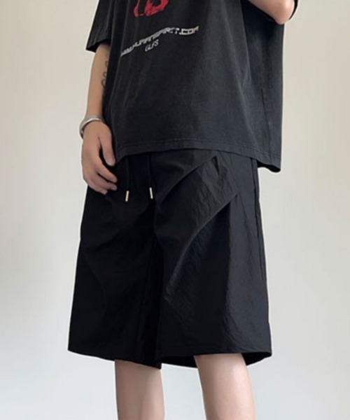 MGV(エムジーヴィー)の「タックデザインハーフパンツ(その他パンツ・メンズ・ライトグレー/ブラック/グレー・MEDIUM/LARGE/X-LARGE)」の6枚目の写真