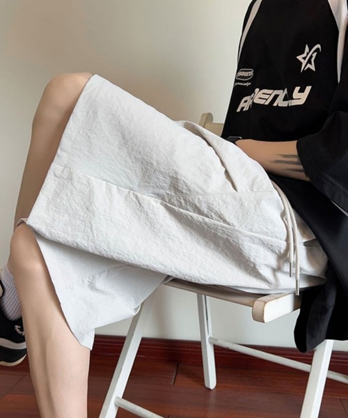 MGV(エムジーヴィー)の「タックデザインハーフパンツ(その他パンツ・メンズ・ライトグレー/ブラック/グレー・MEDIUM/LARGE/X-LARGE)」の9枚目の写真