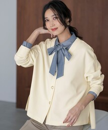 ANY SIS（エニィスィス）の「カットジョーゼット カーディガン（カーディガン/ボレロ）」