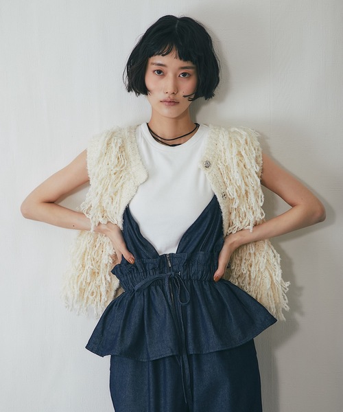 セール】ペプラムコンビネゾン（サロペット/オーバーオール）｜ANOTHER