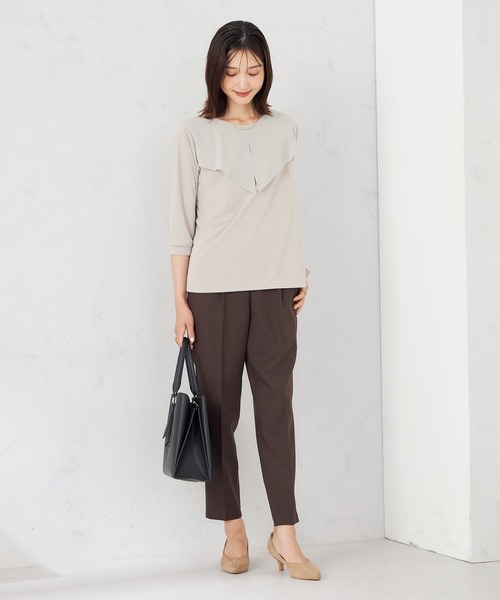 a.v.v(アーヴェヴェ)の「ポイントベーシックパンプス(パンプス・レディース・ブラック/アイボリー・24.5/23.5)」の12枚目の写真