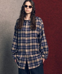 《UNISEX》【Italian Dead Stock Fabric】Prime-Over Regular Collar Shirt Coat/プライムオーバーレギュラーカラーシャツコート【MAISON SPECIAL/メゾンスペシャル】