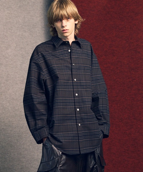 UNISEX》【Italian Dead Stock Fabric】Prime-Over Regular Collar