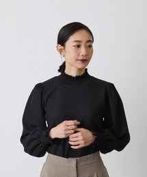 riziere（リジェール）の「MOM:シャーリングカラープルオーバー(KIDSとお揃い)（Tシャツ/カットソー）」