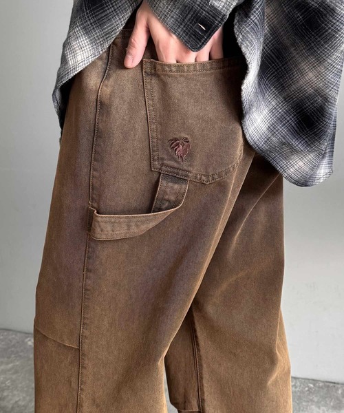 Classical Origin(クラシカルオリジン)の「ペインターパラシュートタックデニムパンツ/Painter Parachute Tuck Denim Pants(デニムパンツ・メンズ・ブルー/ブラック/ブラウン・LARGE/MEDIUM/SMALL)」の2枚目の写真