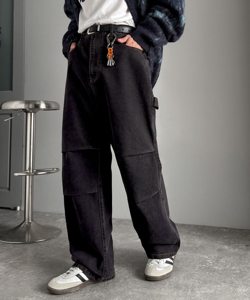 Classical Origin(クラシカルオリジン)の「ペインターパラシュートタックデニムパンツ/Painter Parachute Tuck Denim Pants(デニムパンツ・メンズ・ブルー/ブラック/ブラウン・LARGE/MEDIUM/SMALL)」の16枚目の写真