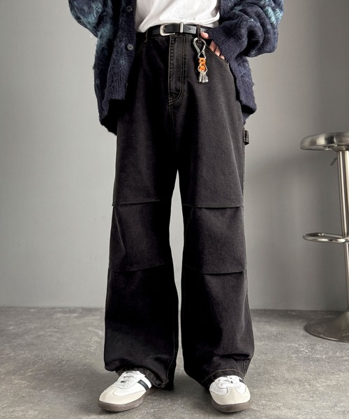 Classical Origin(クラシカルオリジン)の「ペインターパラシュートタックデニムパンツ/Painter Parachute Tuck Denim Pants(デニムパンツ・メンズ・ブルー/ブラック/ブラウン・LARGE/MEDIUM/SMALL)」の17枚目の写真