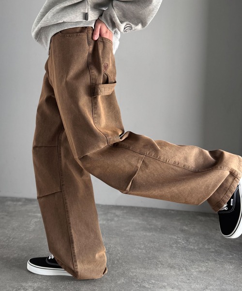 Classical Origin(クラシカルオリジン)の「ペインターパラシュートタックデニムパンツ/Painter Parachute Tuck Denim Pants(デニムパンツ・メンズ・ブルー/ブラック/ブラウン・LARGE/MEDIUM/SMALL)」の12枚目の写真