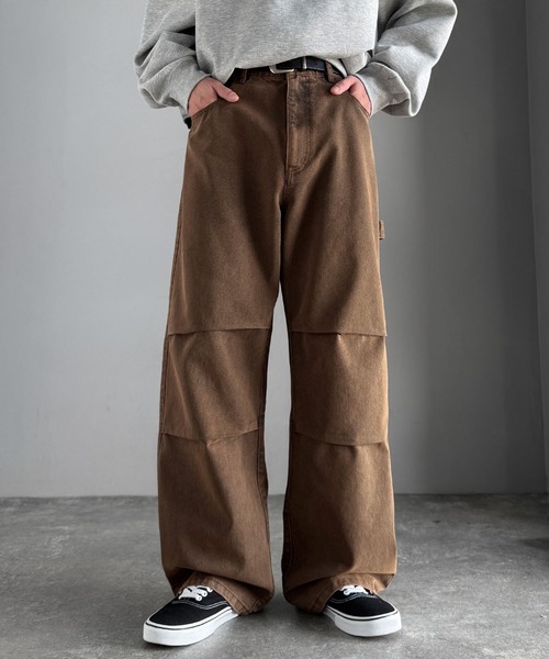 Classical Origin(クラシカルオリジン)の「ペインターパラシュートタックデニムパンツ/Painter Parachute Tuck Denim Pants(デニムパンツ・メンズ・ブルー/ブラック/ブラウン・LARGE/MEDIUM/SMALL)」の11枚目の写真