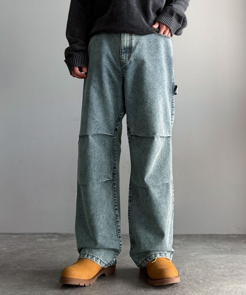 Classical Origin(クラシカルオリジン)の「ペインターパラシュートタックデニムパンツ/Painter Parachute Tuck Denim Pants(デニムパンツ・メンズ・ブルー/ブラック/ブラウン・LARGE/MEDIUM/SMALL)」の8枚目の写真