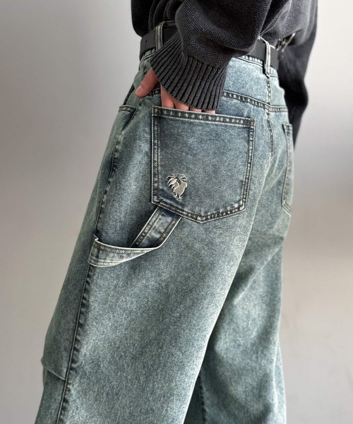 Classical Origin(クラシカルオリジン)の「ペインターパラシュートタックデニムパンツ/Painter Parachute Tuck Denim Pants(デニムパンツ・メンズ・ブルー/ブラック/ブラウン・LARGE/MEDIUM/SMALL)」の10枚目の写真