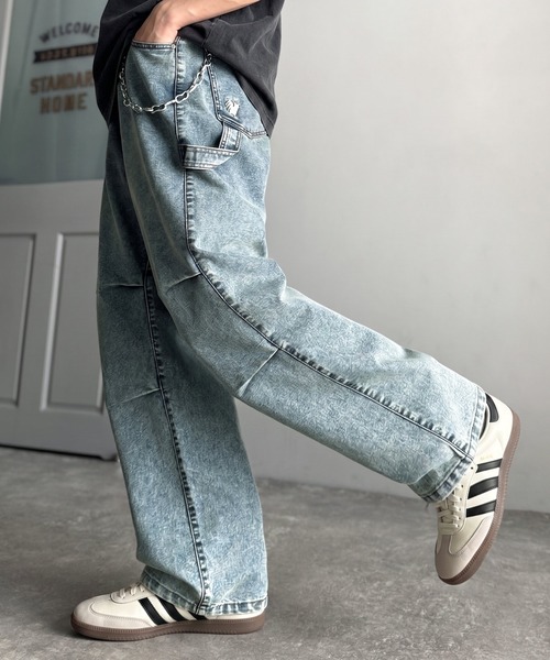Classical Origin(クラシカルオリジン)の「ペインターパラシュートタックデニムパンツ/Painter Parachute Tuck Denim Pants(デニムパンツ・メンズ・ブルー/ブラック/ブラウン・LARGE/MEDIUM/SMALL)」の22枚目の写真