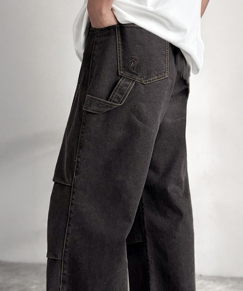 Classical Origin(クラシカルオリジン)の「ペインターパラシュートタックデニムパンツ/Painter Parachute Tuck Denim Pants(デニムパンツ・メンズ・ブルー/ブラック/ブラウン・LARGE/MEDIUM/SMALL)」の20枚目の写真