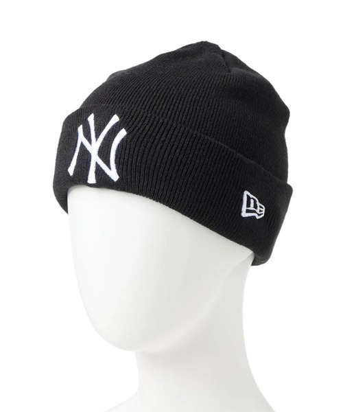 NEW ERA（ニューエラ）の「NEW ERA/ニューエラ Kid's BASIC CUFF KNIT キッズ ビーニー ニット帽 14671686/14671687/14671688/14671689（ニットキャップ/ビーニー・キッズ・ブルー/ブラック/ベージュ/ブラック系その他・ONE）」の2枚目の写真