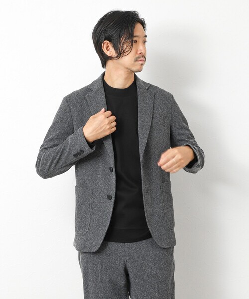 NOLLEY’S(ノーリーズ)の「《ビジカジ対応》シルケットスムース ドレス長袖Tシャツ 25AW(Tシャツ/カットソー・メンズ・キャメル/ホワイト/チャコールグレー/ブルー/ブラック・XL/L/M/S)」の10枚目の写真