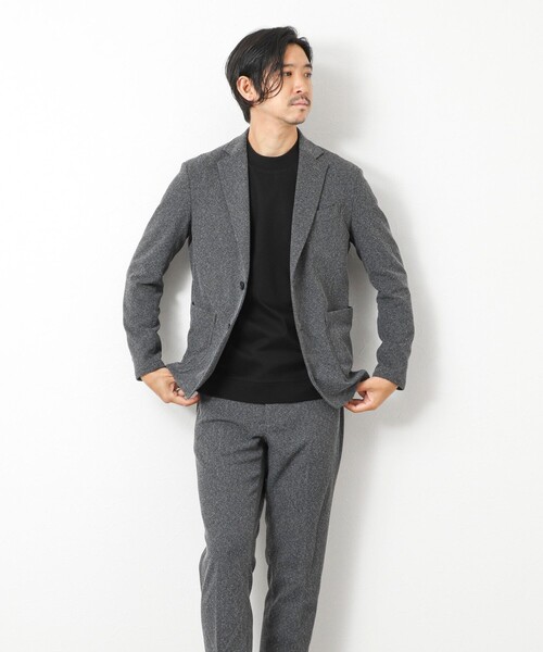 NOLLEY’S(ノーリーズ)の「《ビジカジ対応》シルケットスムース ドレス長袖Tシャツ 25AW(Tシャツ/カットソー・メンズ・キャメル/ホワイト/チャコールグレー/ブルー/ブラック・XL/L/M/S)」の11枚目の写真