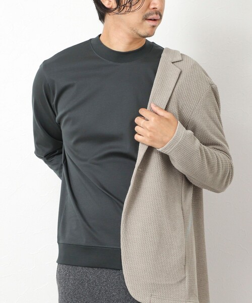 NOLLEY’S(ノーリーズ)の「《ビジカジ対応》シルケットスムース ドレス長袖Tシャツ 25AW(Tシャツ/カットソー・メンズ・キャメル/ホワイト/チャコールグレー/ブルー/ブラック・XL/L/M/S)」の21枚目の写真