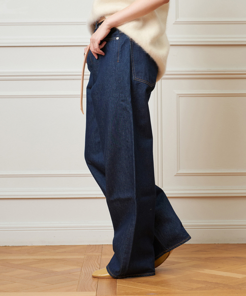 NEEDBY heritage(ニードバイヘリテージ)の「NEEDBY heritage/ニードバイヘリテージ KOH デニム N1CM01237IBN(デニムパンツ・レディース・ネイビー・24/25/26)」の2枚目の写真