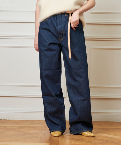 NEEDBY heritage(ニードバイヘリテージ)の「NEEDBY heritage/ニードバイヘリテージ KOH デニム N1CM01237IBN(デニムパンツ・レディース・ネイビー・24/25/26)」の4枚目の写真