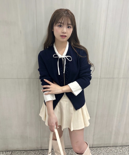 mellowneon(メロウネオン)の「コーデュロイベルトセットプリーツスカート(スカート・レディース・アイボリー/ブラウン/ブラック・FREE)」の22枚目の写真