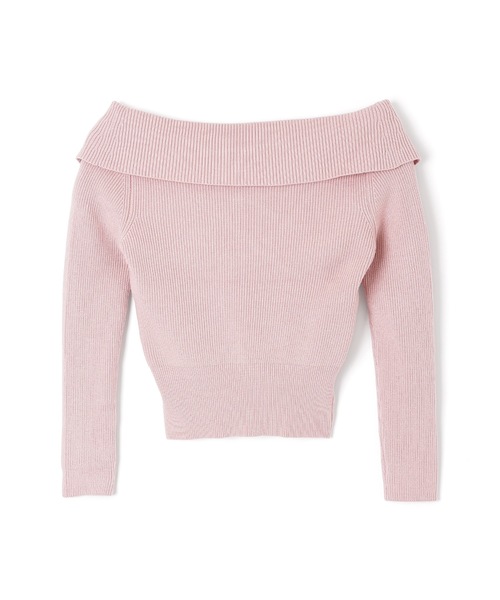 M DOLLY(エムドリー)の「amore ribbon knit tops/アモーレリボンニットトップス(ニット/セーター・レディース・ブラック/ピンク・FREE)」の18枚目の写真